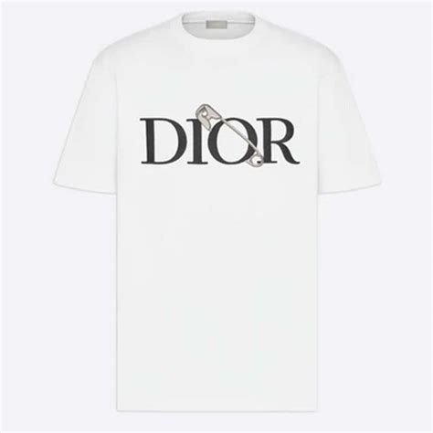 white dior shirt mens|dior t shirt men's price.